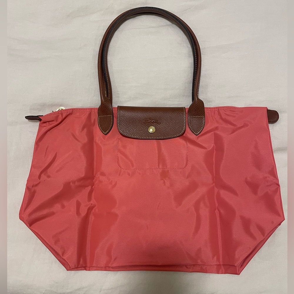 Longchamp- Brand New Salmon Pink Tote Bag